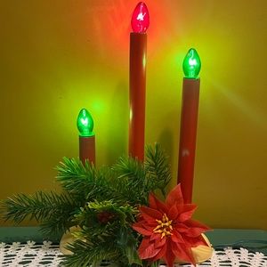 Vintage NOMA Christmas candelabra